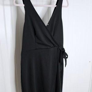 Cotton Snap Top Wrap Maternity/Nursing Dress